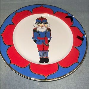 Global Design Connections Kate Williams Nutcracker Plate‎ Decorative Collectible